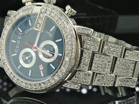 gucci mens jewlery|gucci diamond watches for men.